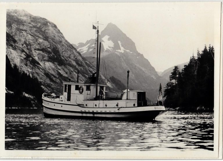 The M/V Chugach near Baranof Island. (Photo Courtesy of the U.S. Forest Service)
